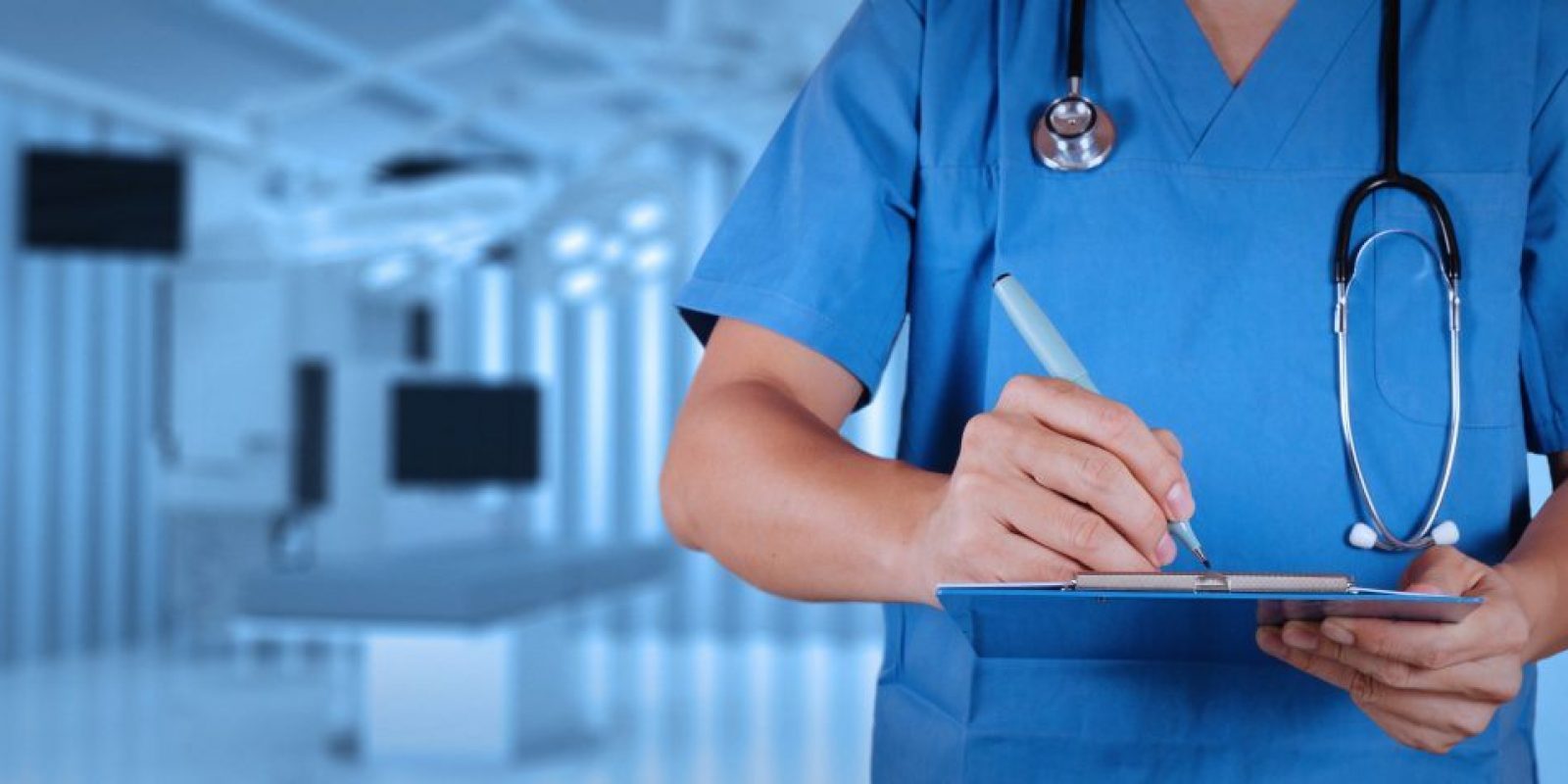 success smart medical doctor with operating room