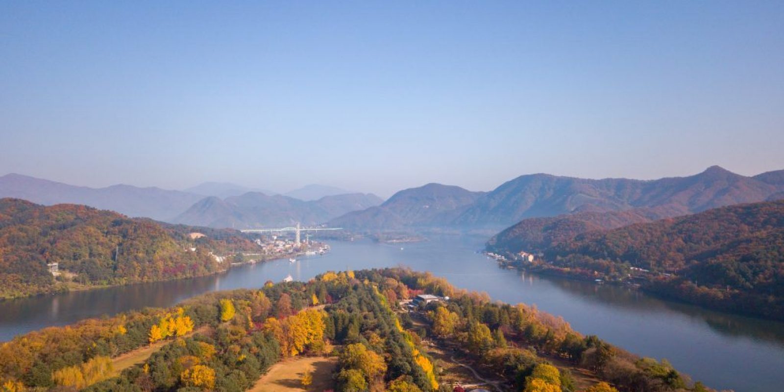 Autumn of Nami island,Seoul Korea