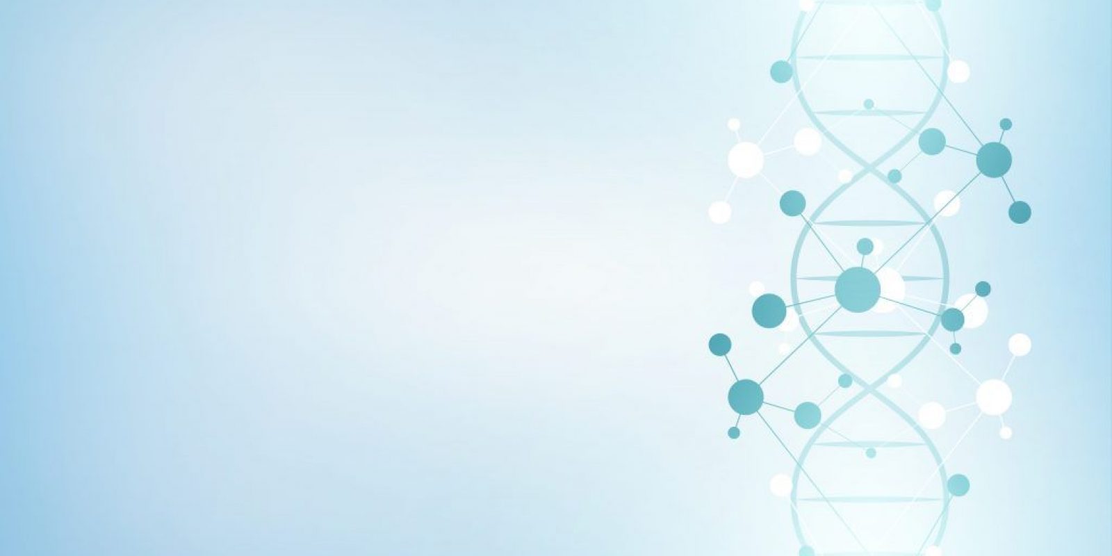 DNA strand and molecular structure. Genetic engineering or laboratory research. Background texture for medical or scientific and technological design. Vector illustration.